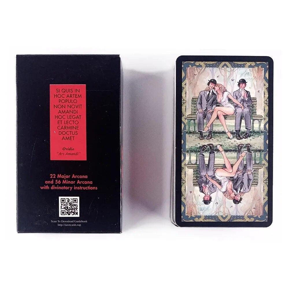 Manara Cards by Lo Scarabeo & Milo Manara (Erotic Tarot Deck)-ALOE WINGS STORE