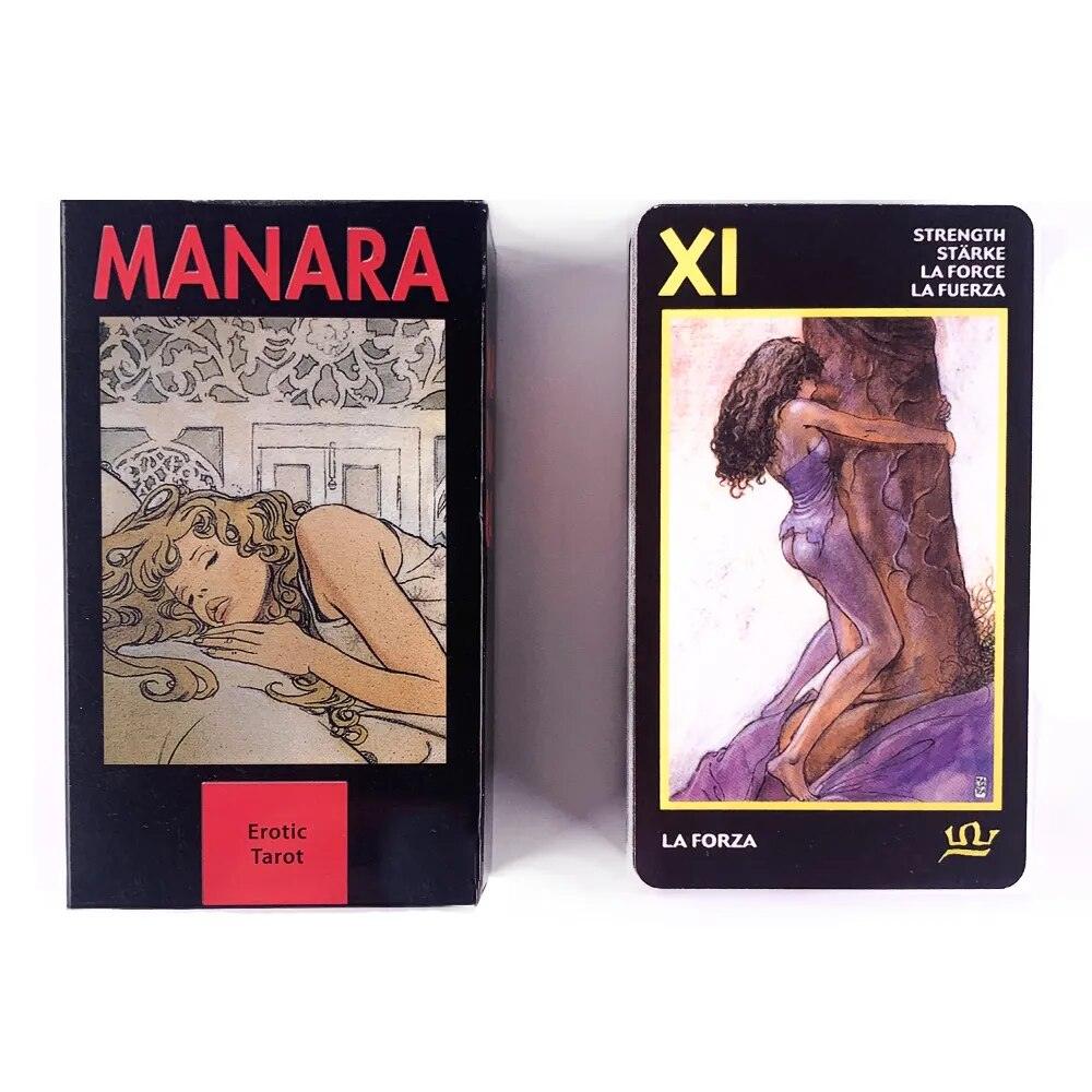 Manara Tarot Cards by Lo Scarabeo & Milo Manara  (Erotic Tarot Deck) - ALOE WINGS STORE