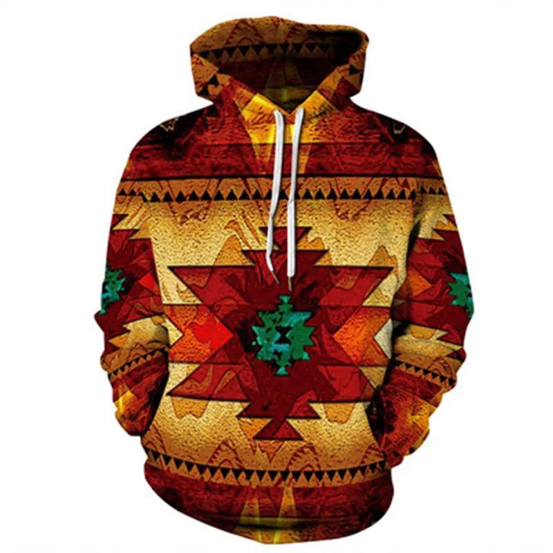 🐾Native Indian 3D Wolves Hoodies Pullover selection🐾 - ALOE WINGS STORE