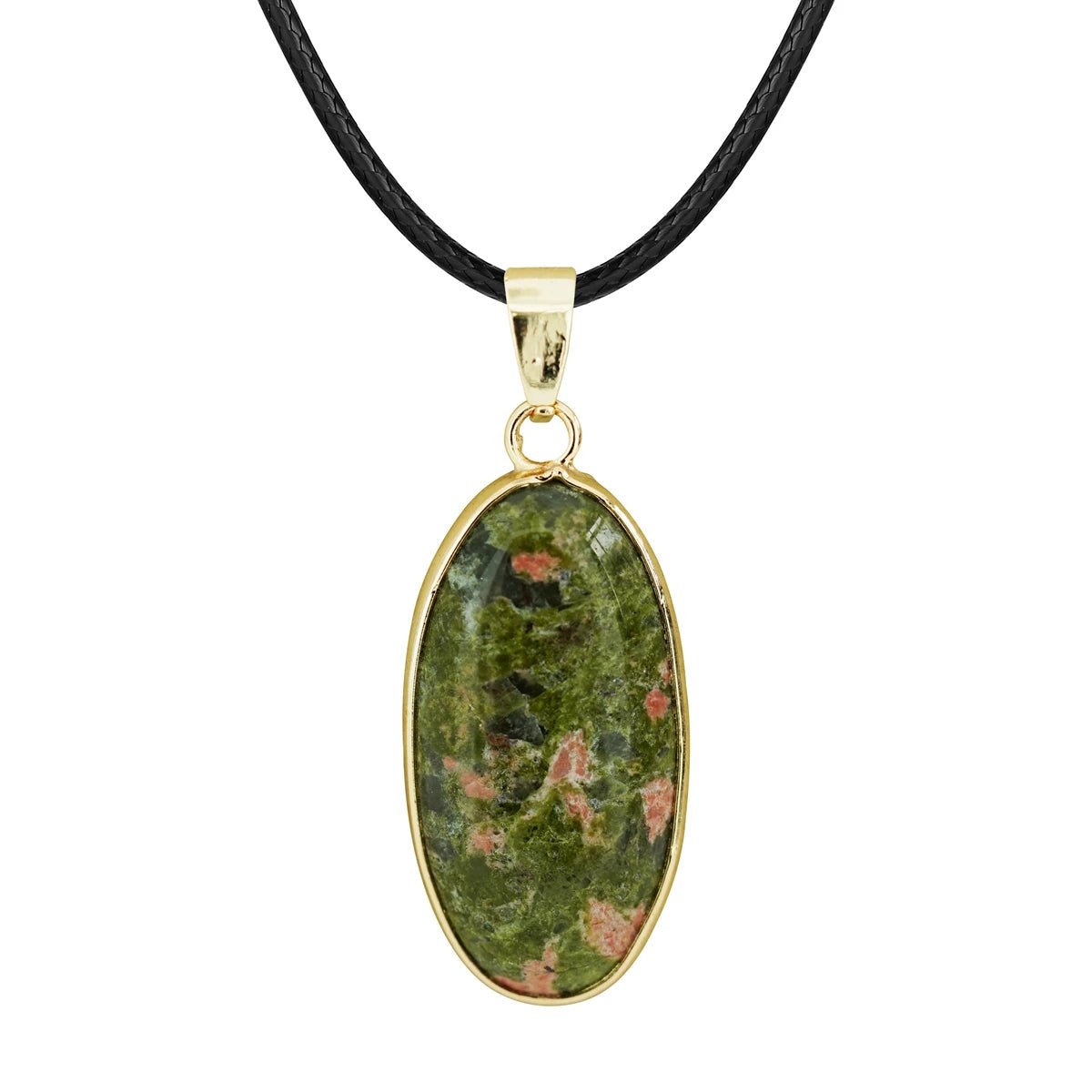 Oblong Gemstones Pendant SELECTION - ALOE WINGS STORE