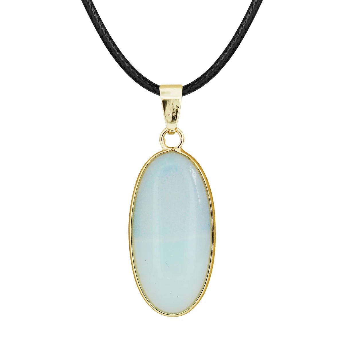 Oblong Gemstones Pendant SELECTION - ALOE WINGS STORE