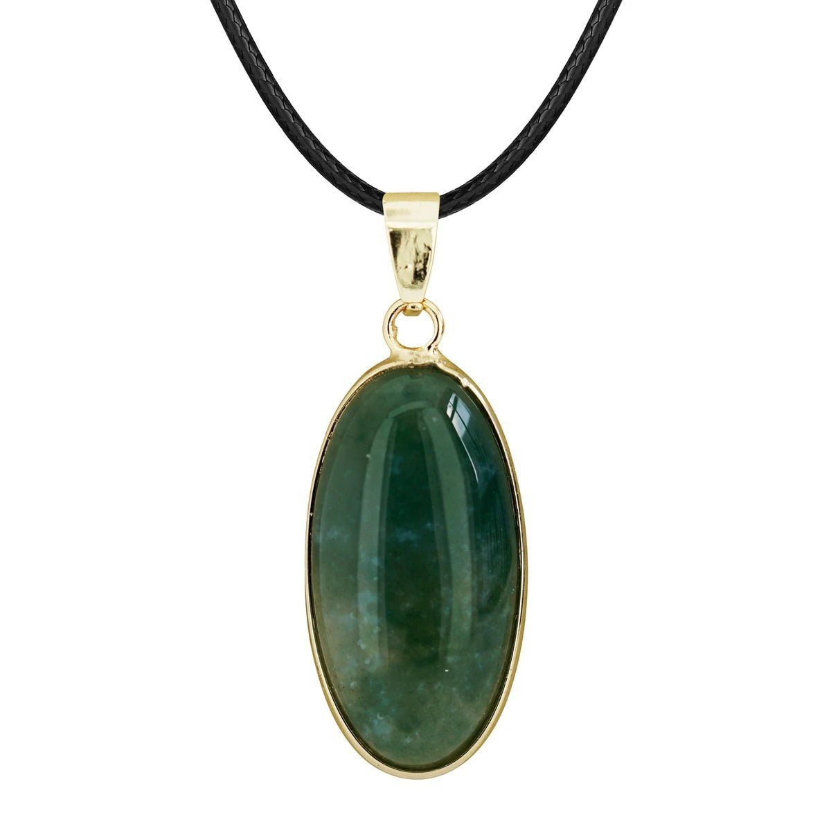 Oblong Gemstones Pendant SELECTION - ALOE WINGS STORE