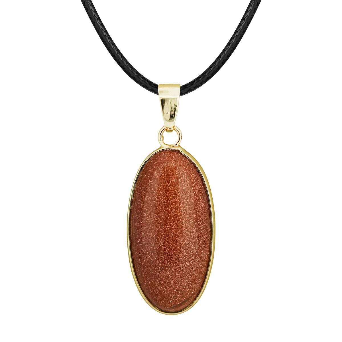 Oblong Gemstones Pendant SELECTION - ALOE WINGS STORE