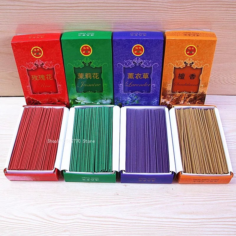 Oriental Incense Stick Selection (Rose, Lavender, Jasmine, Sandalwood) - ALOE WINGS STORE