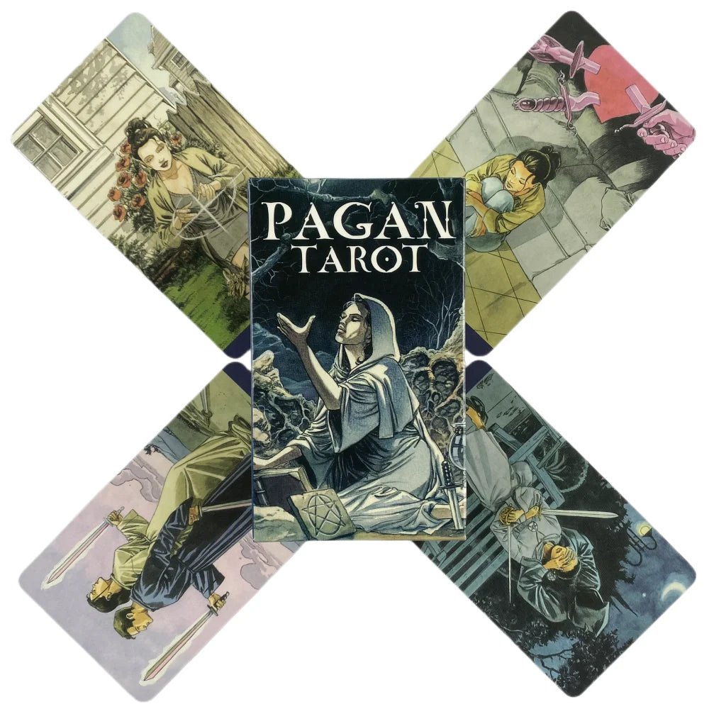 Pagan Tarot Cards With Guidebook (78 Cards) - ALOE WINGS STORE