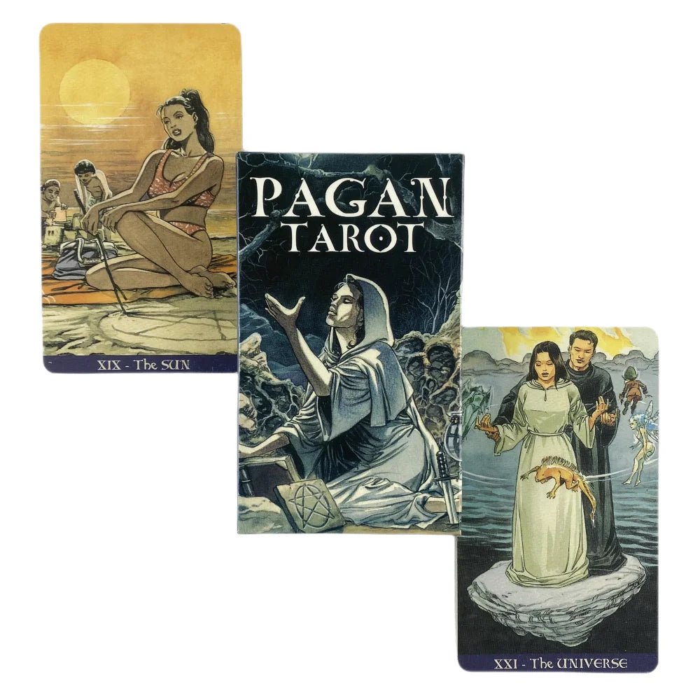 Pagan Tarot Cards With Guidebook (78 Cards) - ALOE WINGS STORE