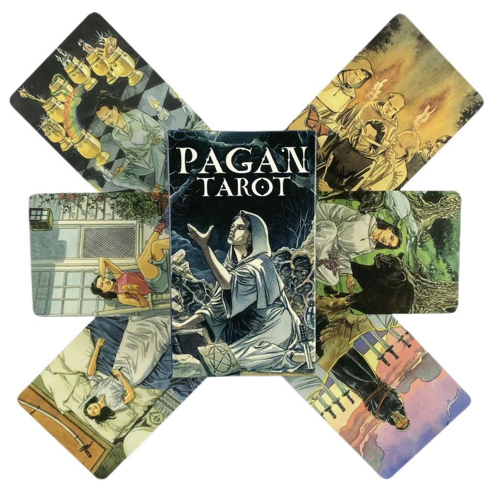 Pagan Tarot Cards With Guidebook (78 Cards) - ALOE WINGS STORE