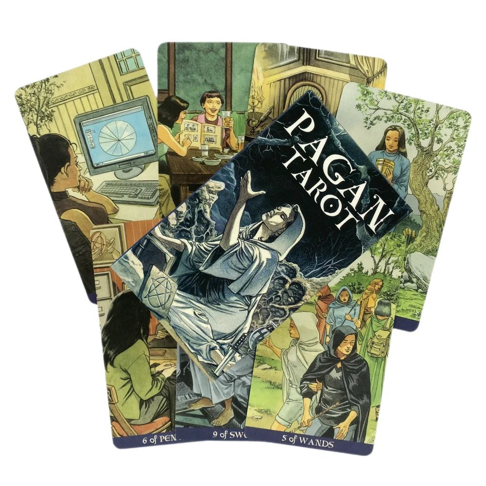 Pagan Tarot Cards With Guidebook (78 Cards) - ALOE WINGS STORE