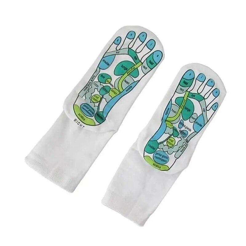 Podiatrist influenced Acupoint Massage One Size Socks with Acupoint Massage Stick (Foot Massage Tools):SELECTION - ALOE WINGS STORE