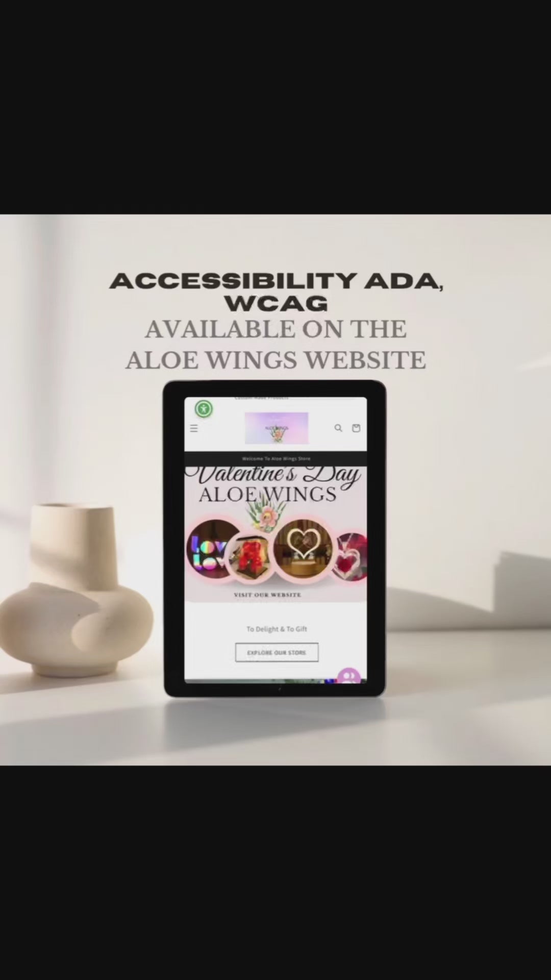 Load video: ALOE WINGS STORE ACCESSIBILITY ADA &amp; WCAG VIDEO