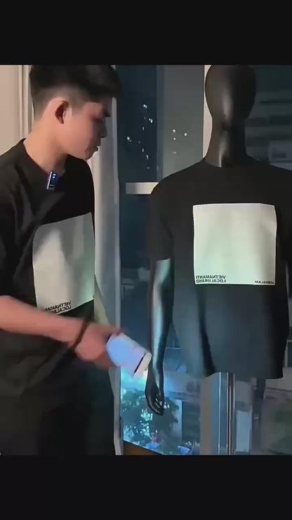 Glow-in-the-Dark DIY Drawing T-Shirt – Customize with Fluorescent Fun