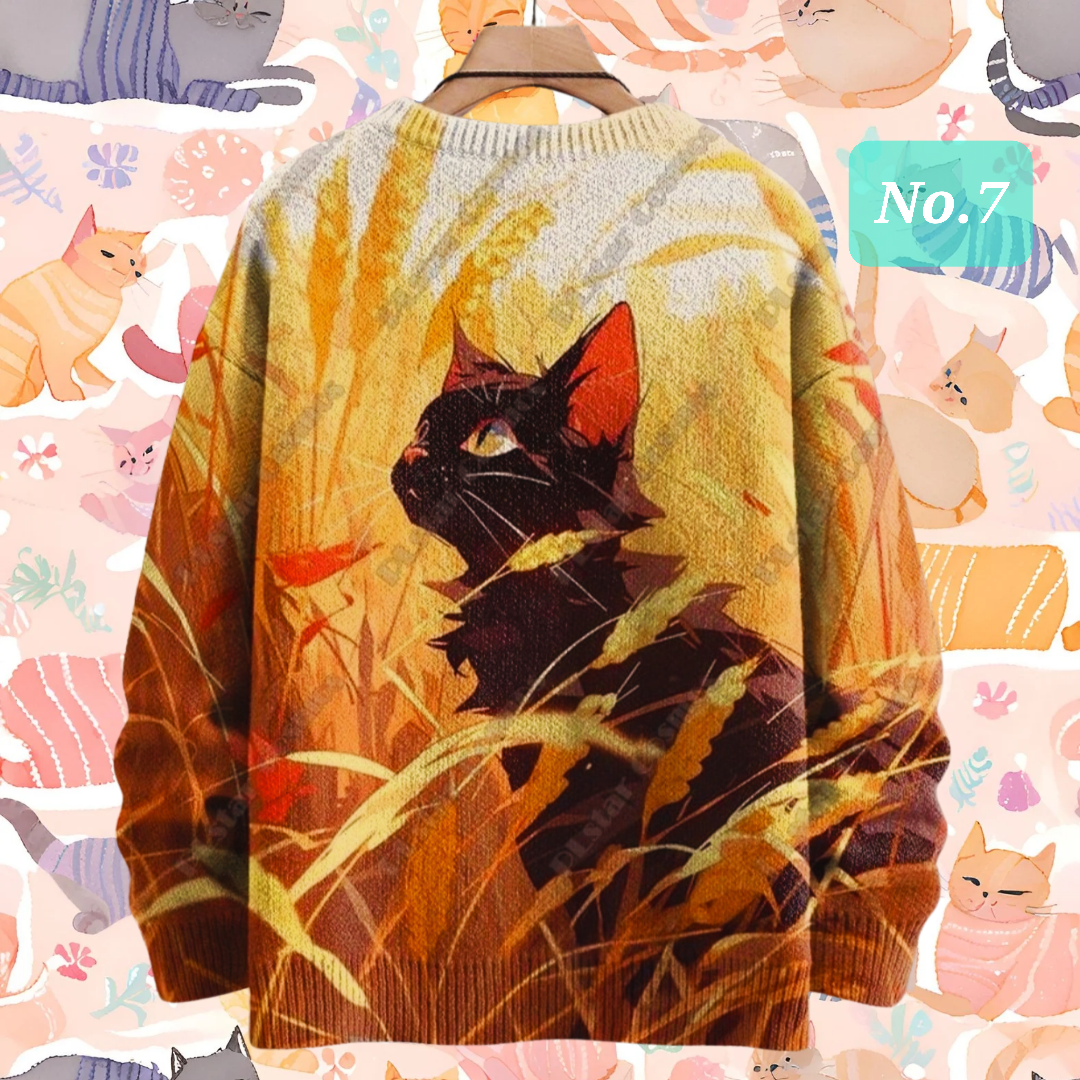 Cute Cats Unisex Sweater [SELECTION] - ALOE WINGS STORE