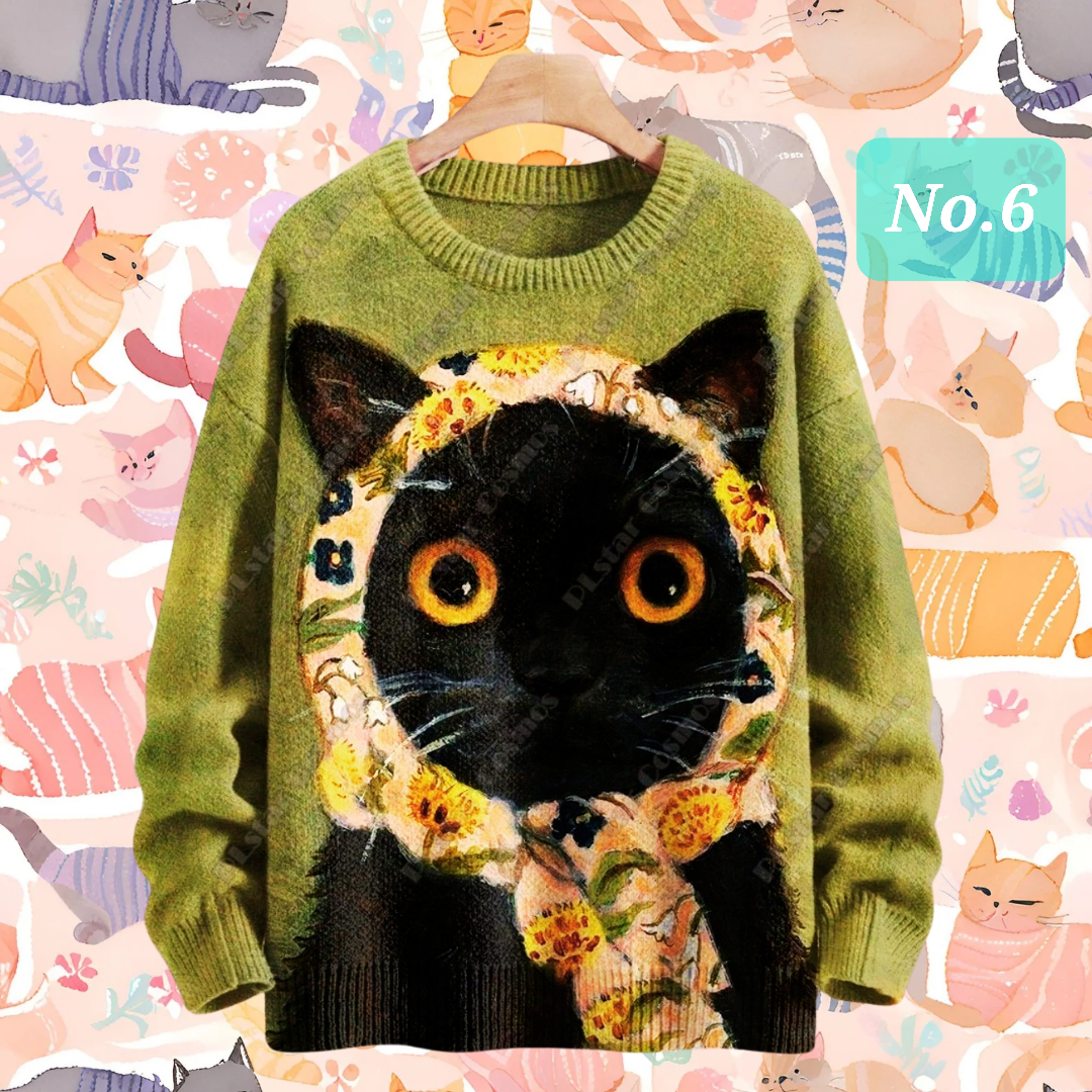 Cute Cats Unisex Sweater [SELECTION] - ALOE WINGS STORE