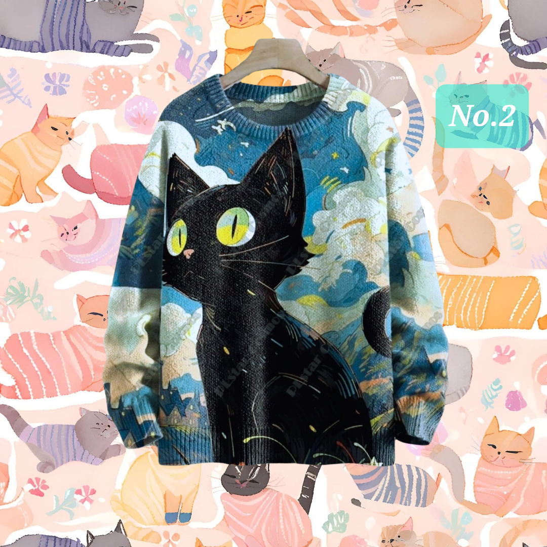 Cute Cats Unisex Sweater [SELECTION] - ALOE WINGS STORE