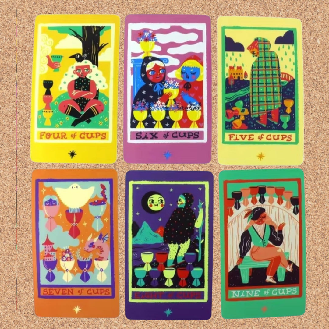 Rainbow Tarot Selection: 78 Cards & Guidebook - ALOE WINGS STORE