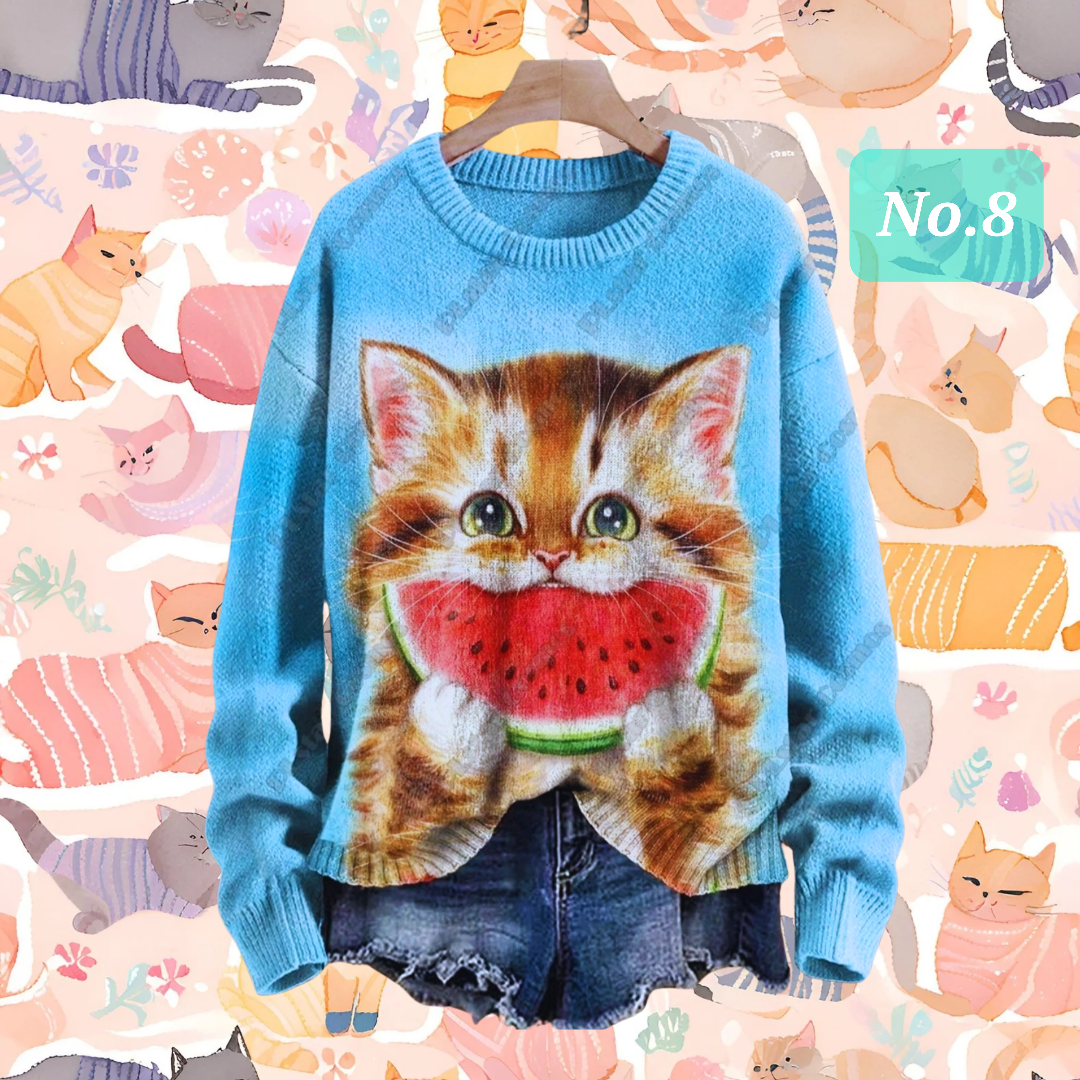 Cute Cats Unisex Sweater [SELECTION] - ALOE WINGS STORE