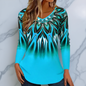 Vintage Striped Long Sleeves Tops for Women – All-Season Casual V-Neck Top, Slight Stretch Polyester Tee, Festival & Folk Style, True to Size
