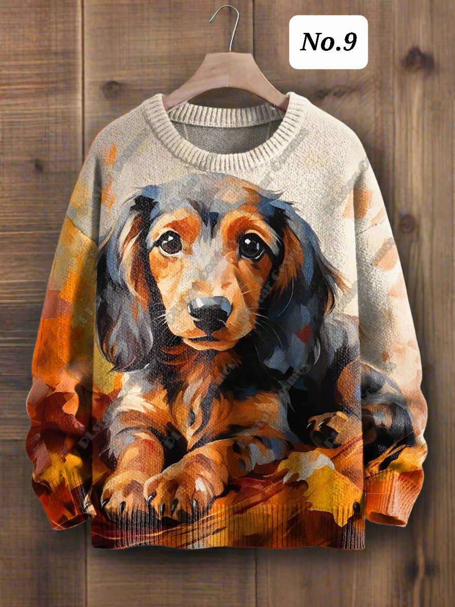 Stylish Cats & Dogs Animals Sweater  SELECTION (Includes Plus Sizes) - ALOE WINGS STORE