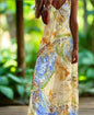 Summer Maxi Dress for Women – Elegant V-Neck Sleeveless Beach & Party Dresses