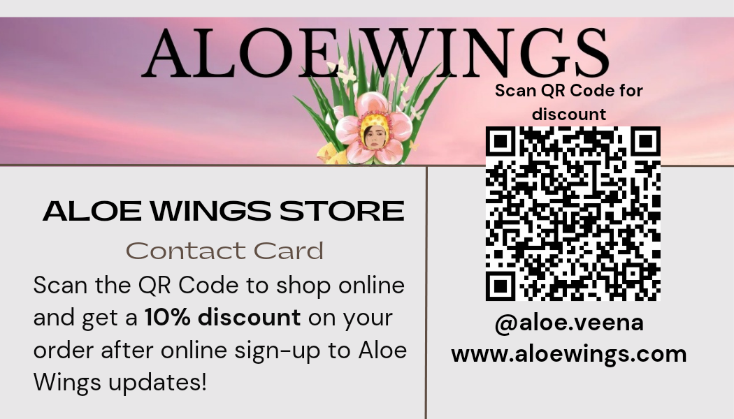 ALOE WINGS BUSINESS CARDS FREE DOWNLOADS - ALOE WINGS STORE