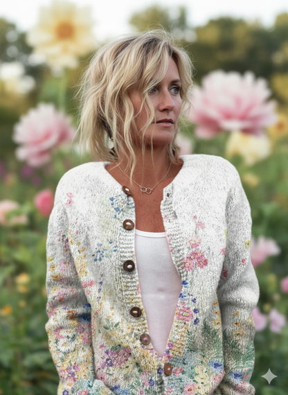 Vintage-Inspired Women's Button-Down Cardigan Selection
