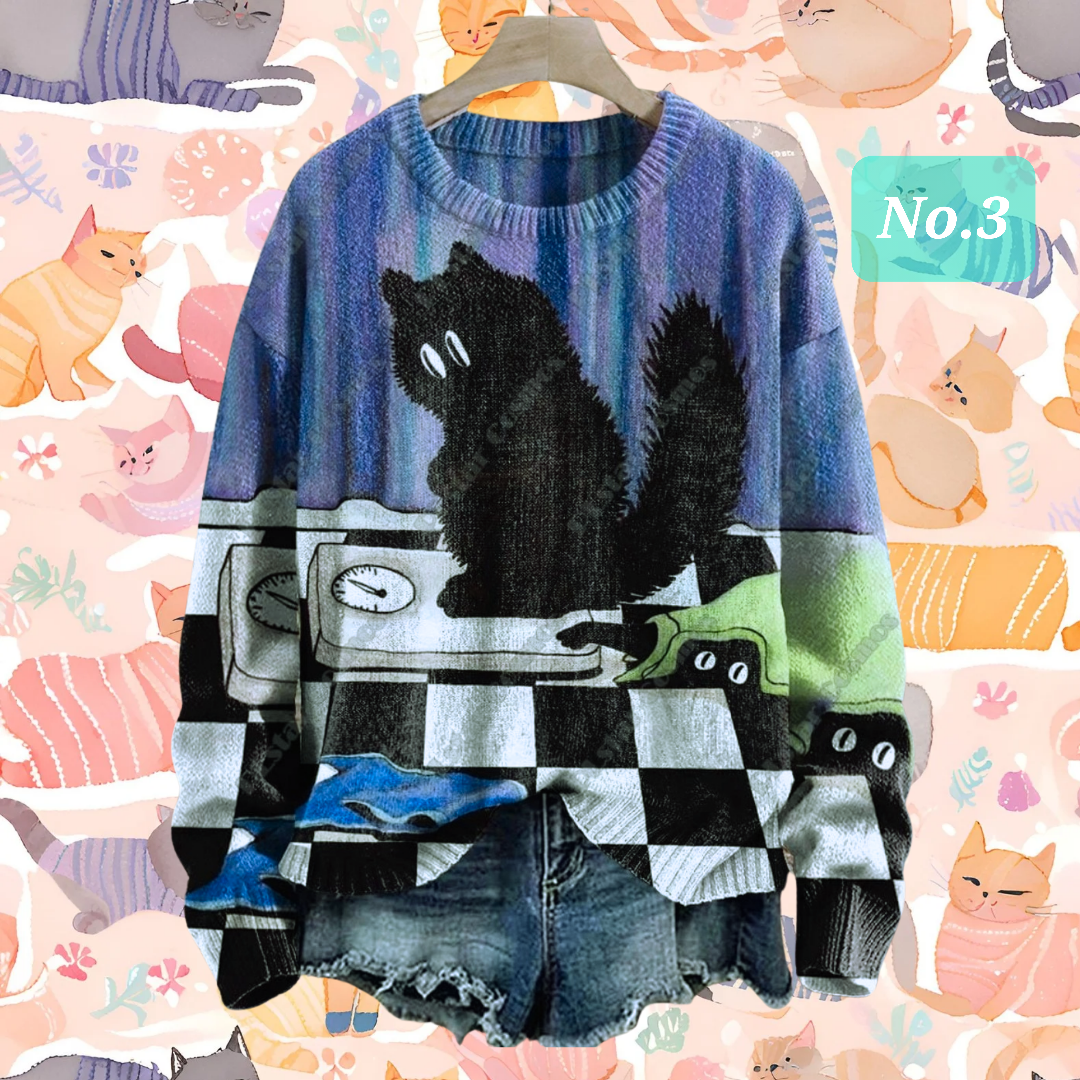 Cute Cats Unisex Sweater [SELECTION] - ALOE WINGS STORE