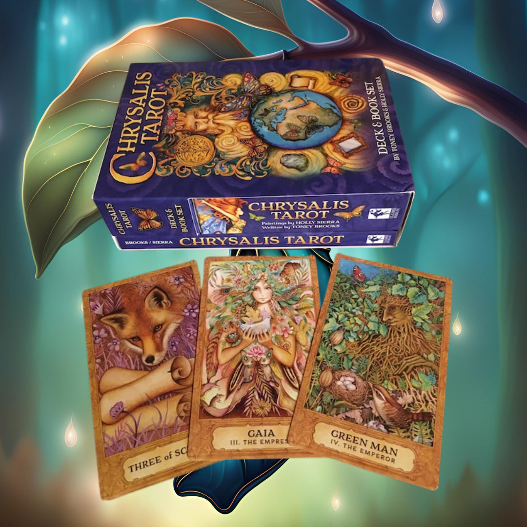 Chrysalis Tarot Deck With Guidebook - ALOE WINGS STORE