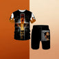 Lion Style Shorts and T-Shirt Set - 3XL