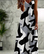 Summer Maxi Dress for Women – Elegant V-Neck Sleeveless Beach & Party Dresses