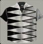 Men's Linen Blend Short Sleeve V-Neck Shirt – Forest Art Print Casual Shirt for Travel & Summer Wear