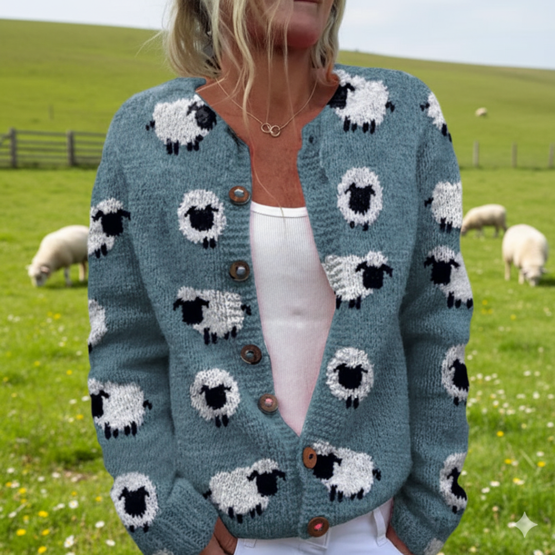 Vintage-Inspired Women's Button-Down Cardigan Selection
