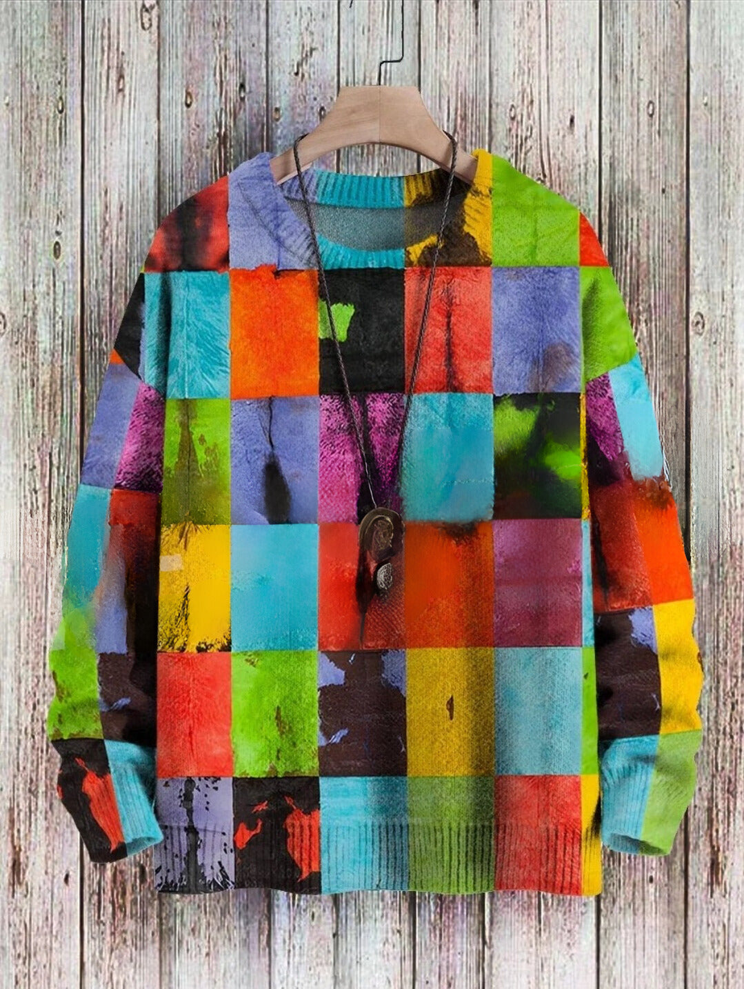 Colourful Abstract Art Sweater Selection - ALOE WINGS STORE