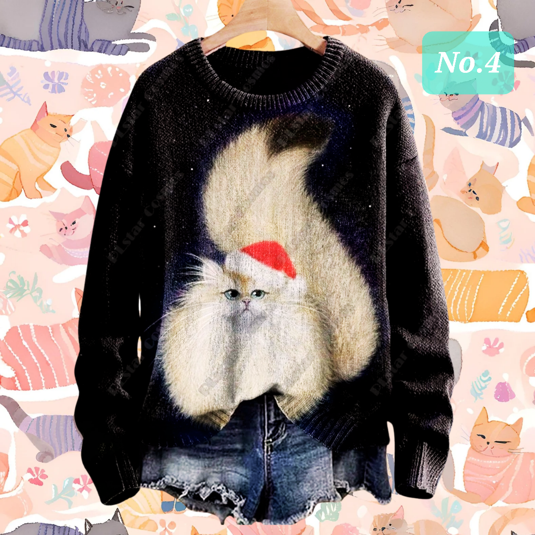 Cute Cats Unisex Sweater [SELECTION] - ALOE WINGS STORE