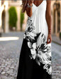 Summer Maxi Dress for Women – Elegant V-Neck Sleeveless Beach & Party Dresses