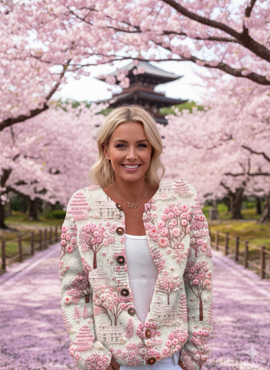 Vintage-Inspired Women's Button-Down Cardigan Selection