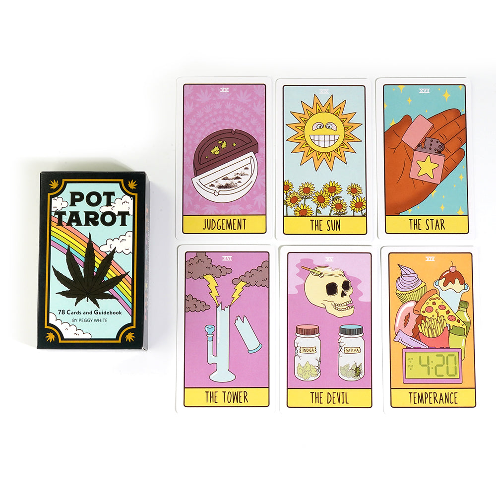 Pot Tarot: 78 Cards and Guidebook - ALOE WINGS STORE