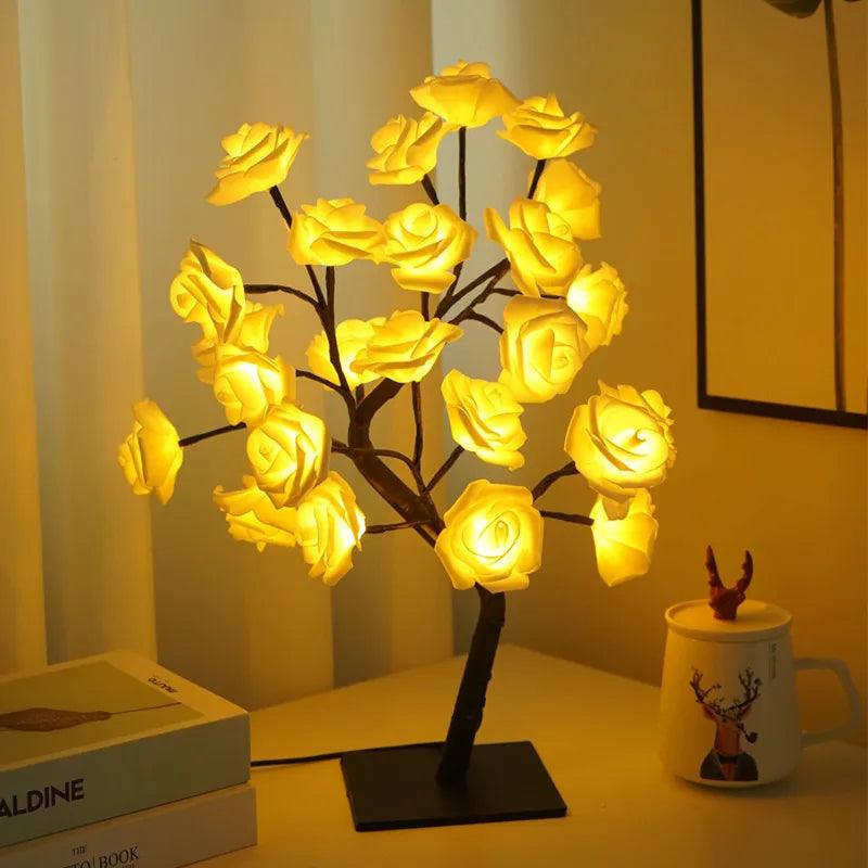 Rose Flowers Bush LED Table Lights - ALOE WINGS STORE