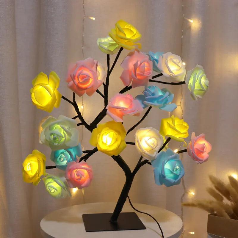 Rose Flowers Bush LED Table Lights - ALOE WINGS STORE