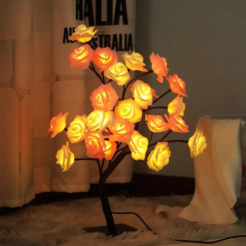 Rose Flowers Bush LED Table Lights - ALOE WINGS STORE