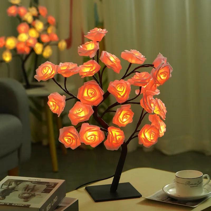 Rose Flowers Bush LED Table Lights - ALOE WINGS STORE