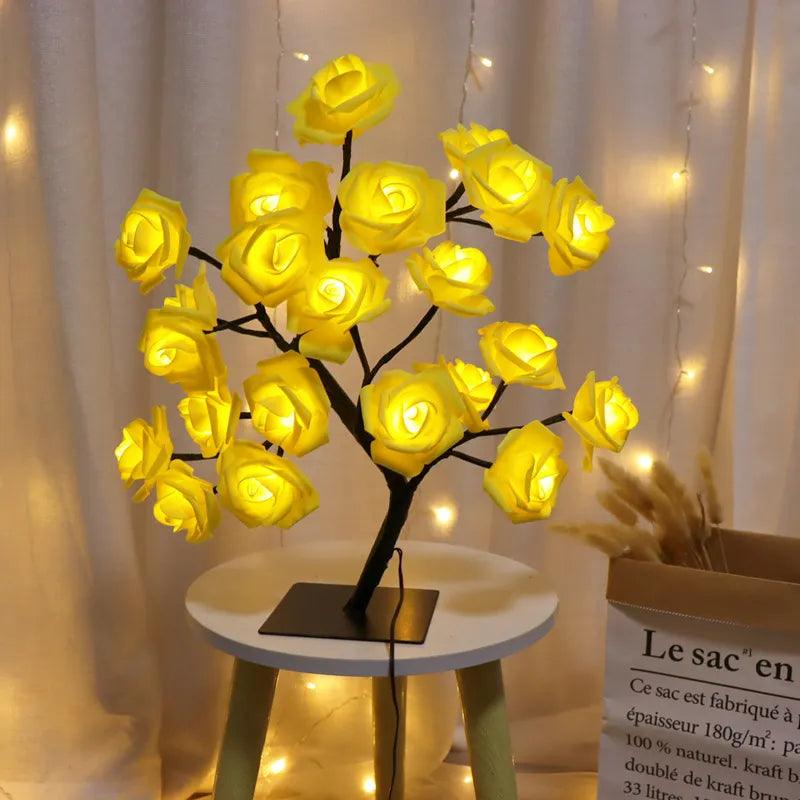 Rose Flowers Bush LED Table Lights - ALOE WINGS STORE