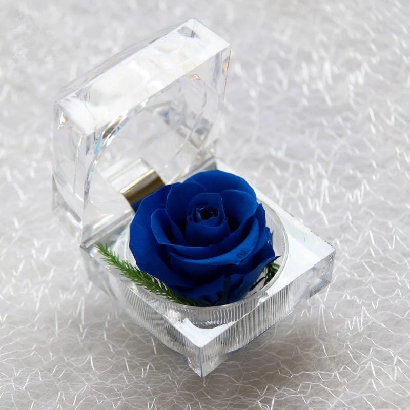 Rose In A Crystal Gift Box Selection - ALOE WINGS STORE