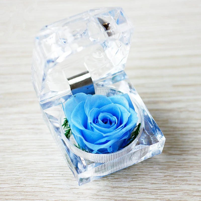 Rose In A Crystal Gift Box Selection - ALOE WINGS STORE