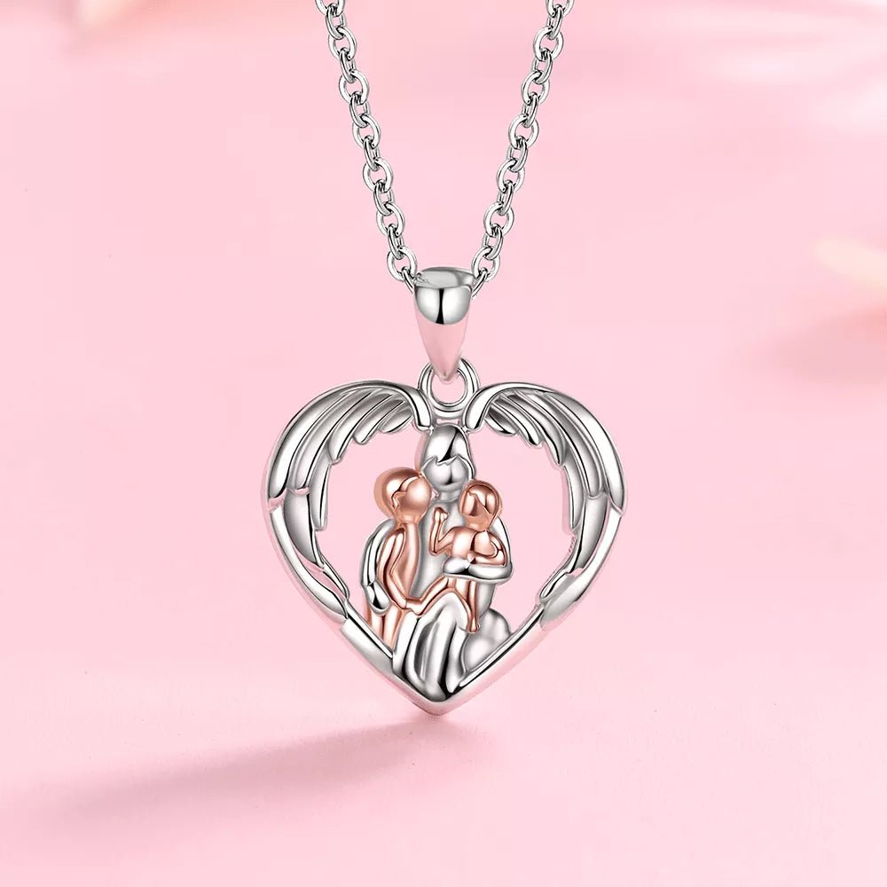 Silver Sterling Mother and Child / Children Pendant  Selection - ALOE WINGS STORE