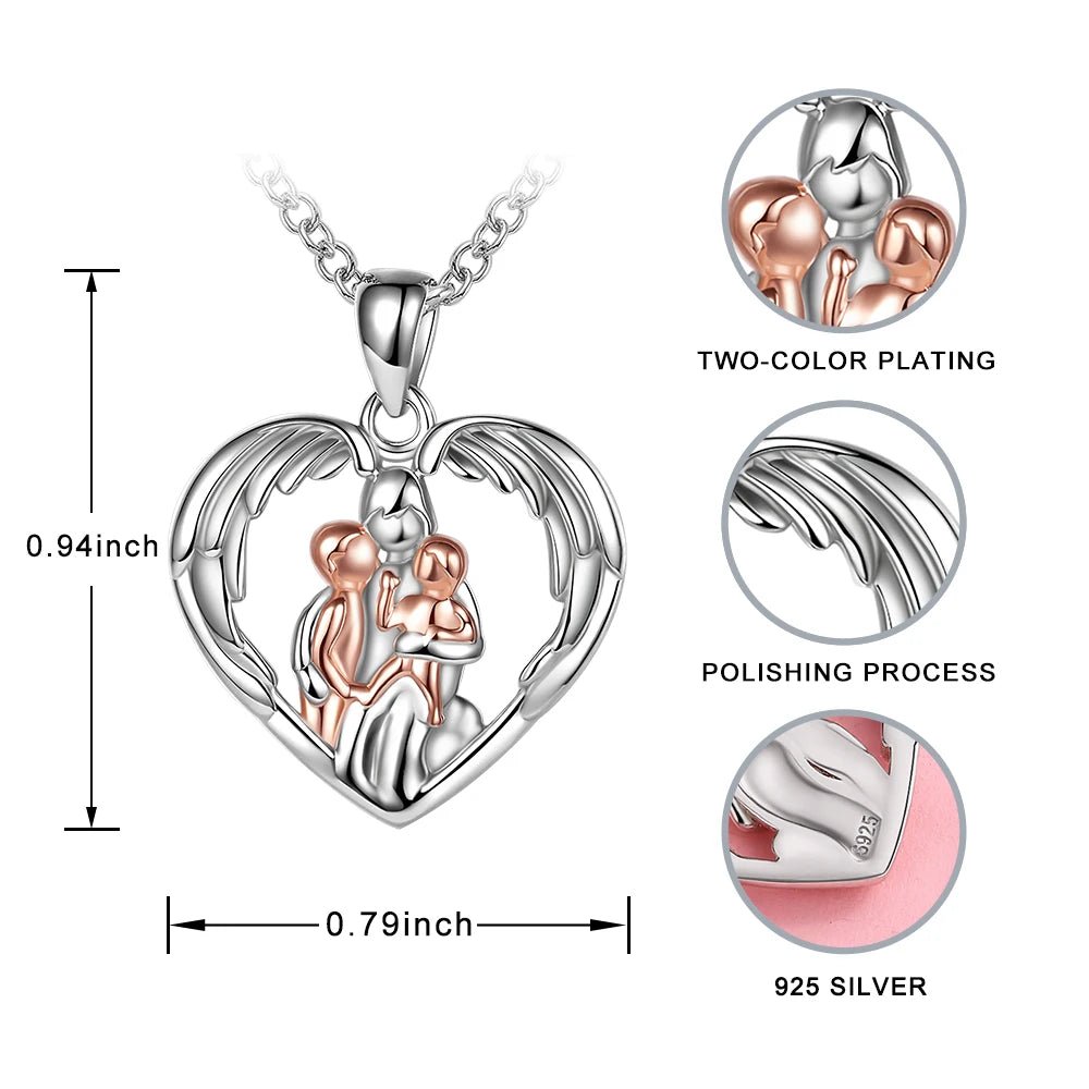 Silver Sterling Mother and Child / Children Pendant  Selection - ALOE WINGS STORE