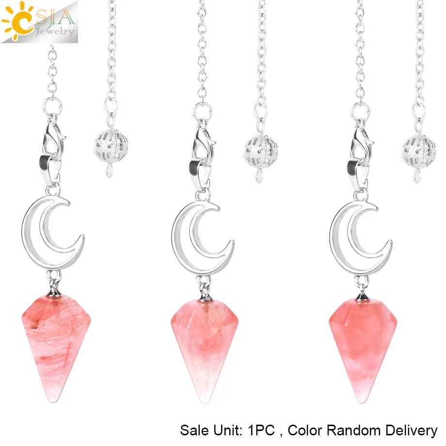 Spiritural Crystal Pendulum SELECTION - ALOE WINGS STORE