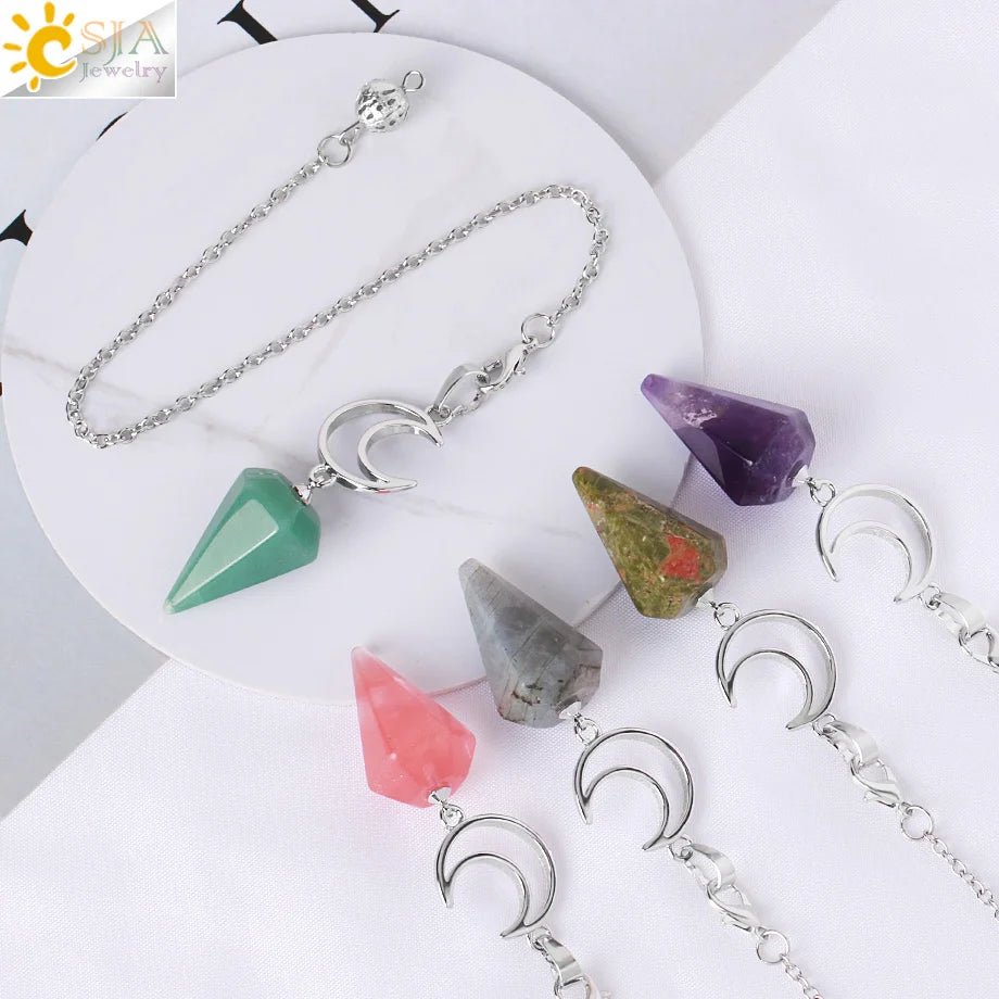 Spiritural Crystal Pendulum SELECTION - ALOE WINGS STORE