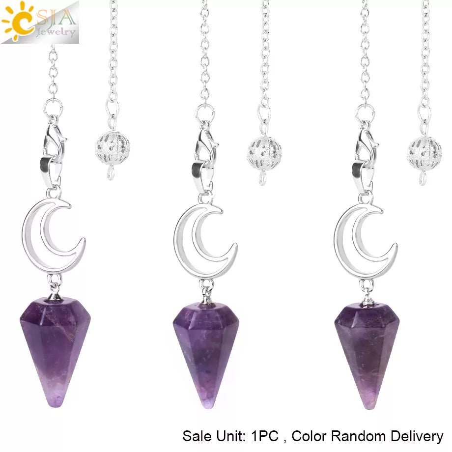 Spiritural Crystal Pendulum SELECTION - ALOE WINGS STORE