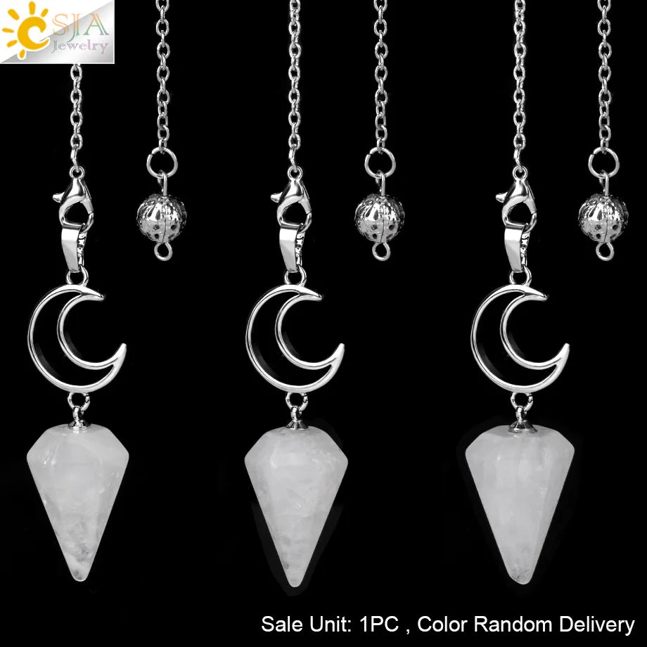 Spiritural Crystal Pendulum SELECTION - ALOE WINGS STORE