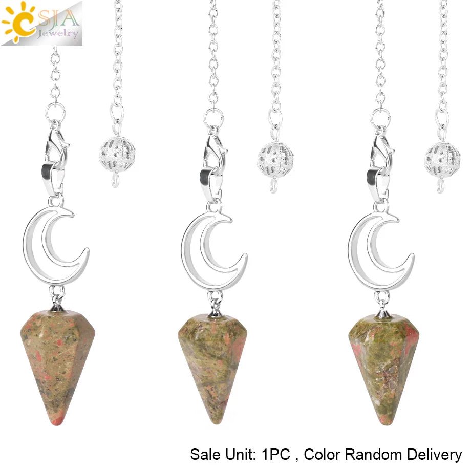 Spiritural Crystal Pendulum SELECTION - ALOE WINGS STORE